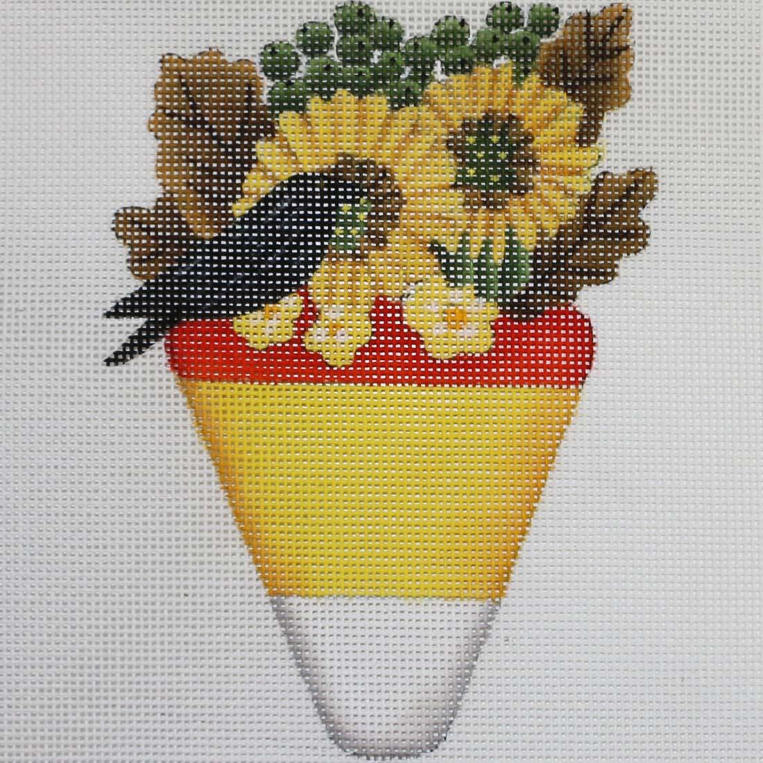 Candy Corn w/ Black Bird