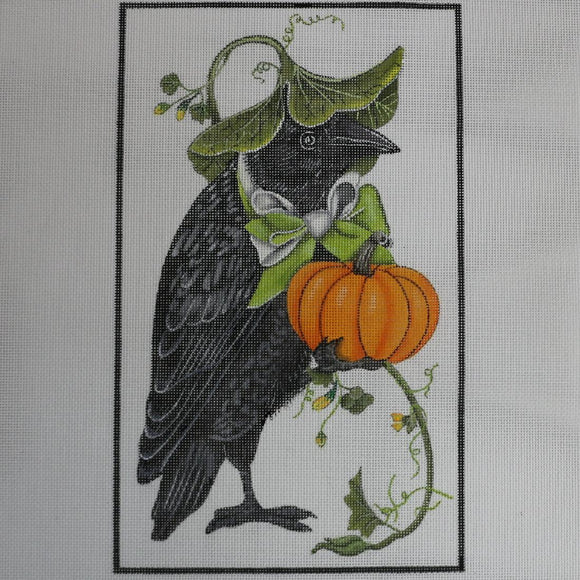 Crow with Pumpkin