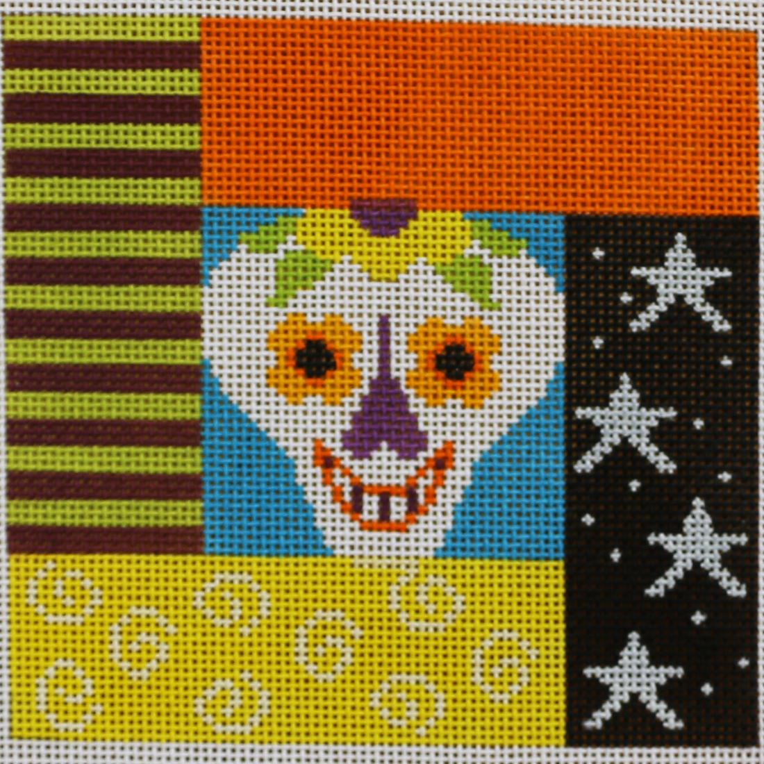 Sugar Skull in Square