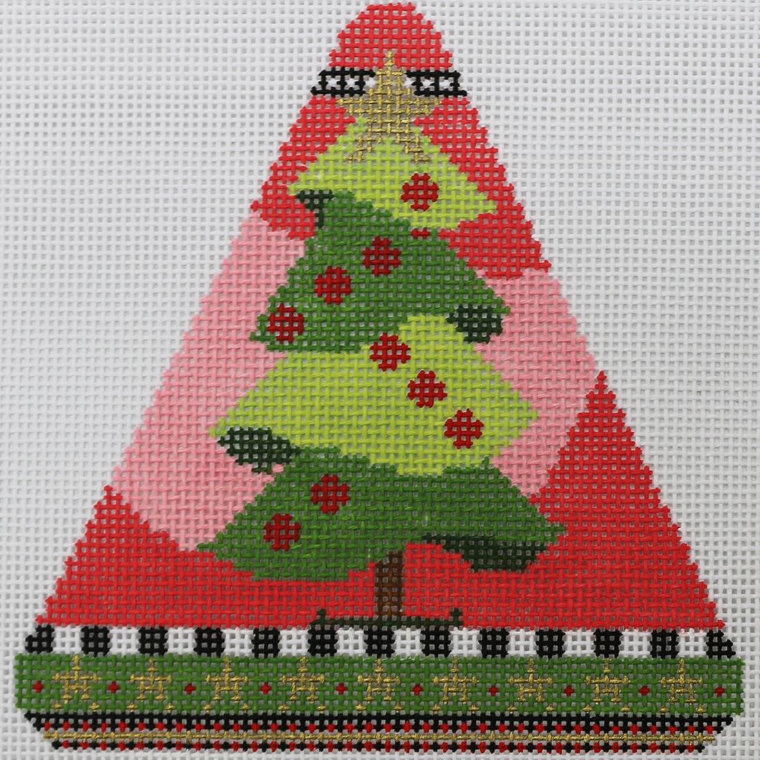 Lt & Dk Green Stacked Tree