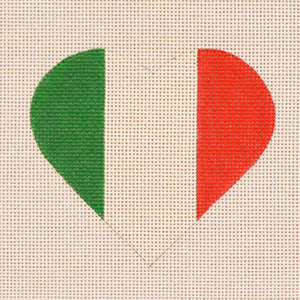 Italian Flag Heart