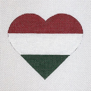 Hungary Flag Heart
