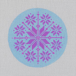 Blue/Purple Snowflake