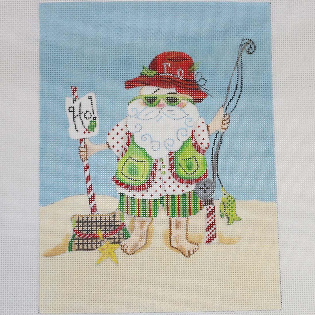 Fishing Santa