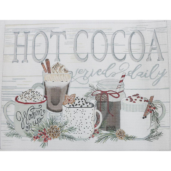 Cocoa Served Daily Sign