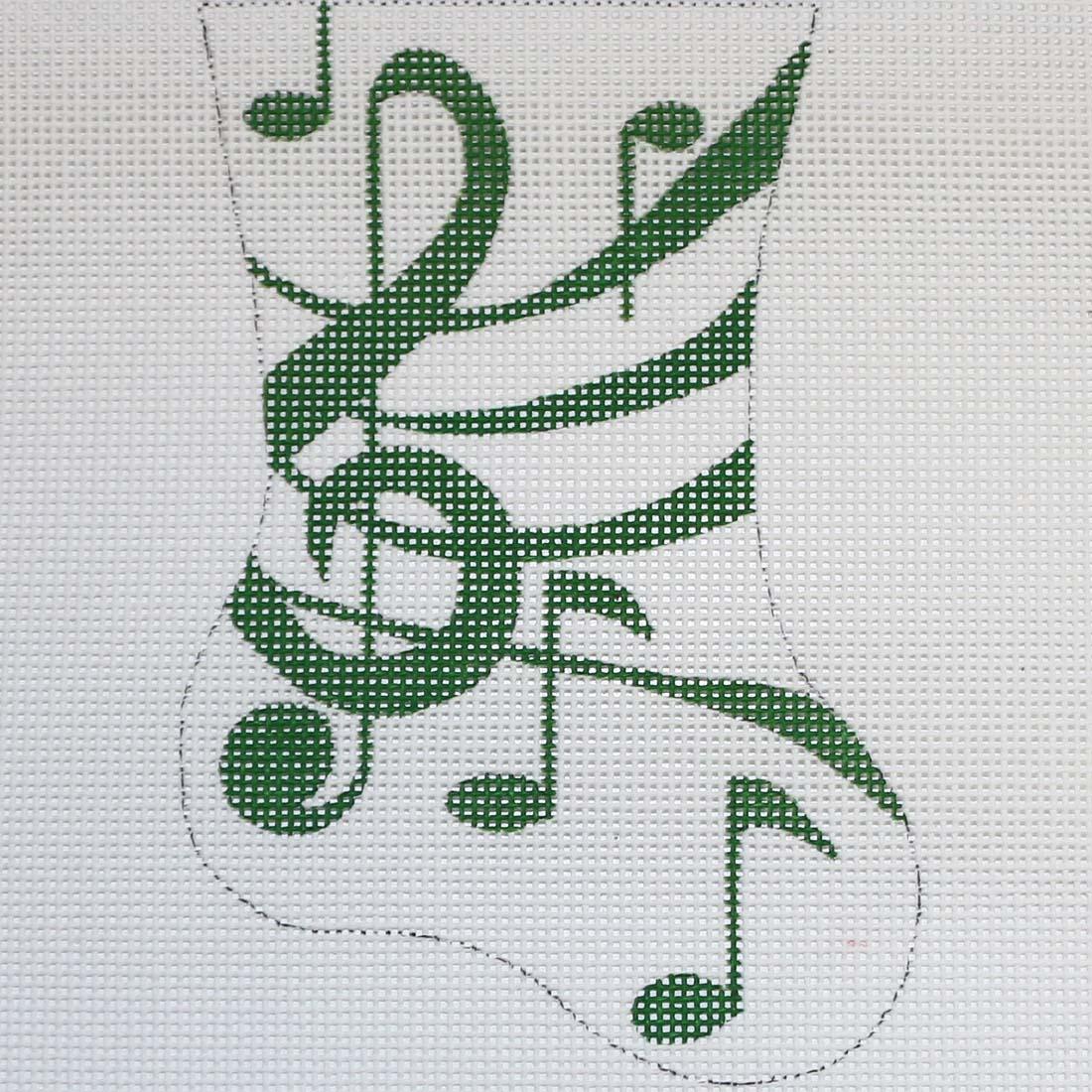 Green Music Mini Sock
