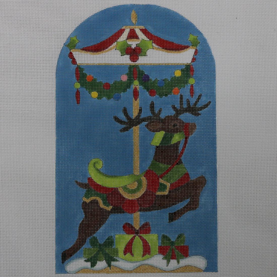 Carousel Reindeer w/ Presents