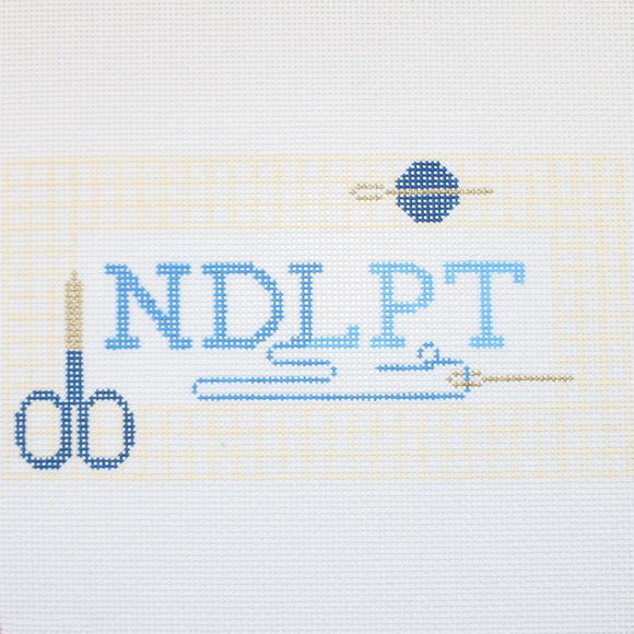Needlepoint in Blue