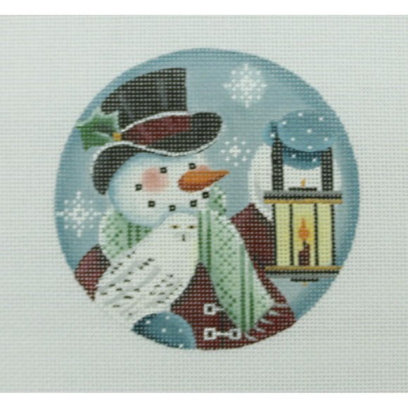 Snowman with Owl