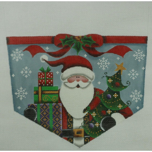 Happy Santa w/ Tree & Presents
