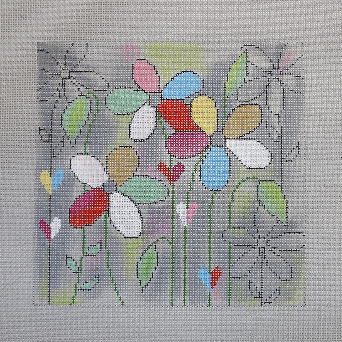 Small Watercolor Daisy