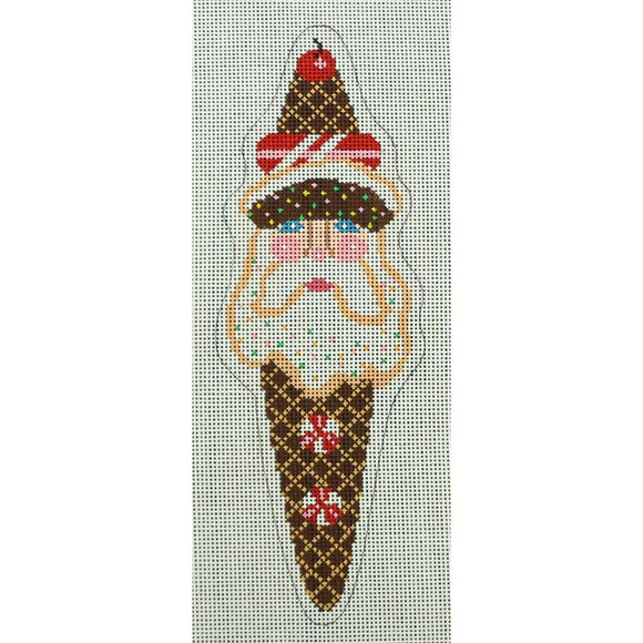 Ice Cream Cone Santa
