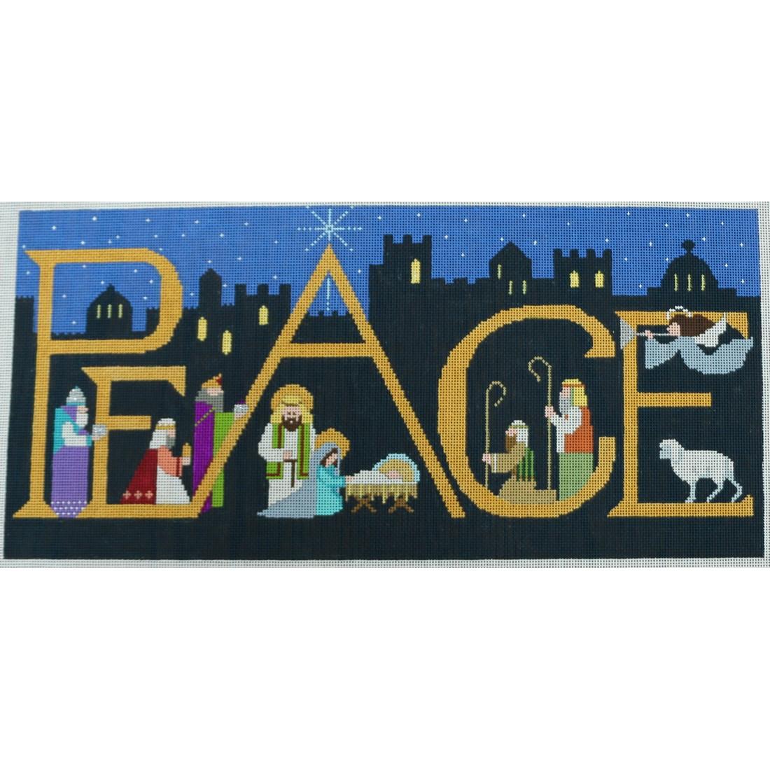 Peace Nativity Pocket Full of Stitches