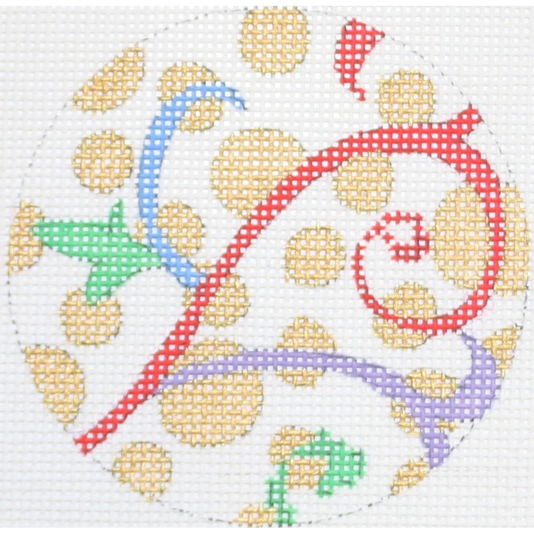 Ribbons with Gold Dots