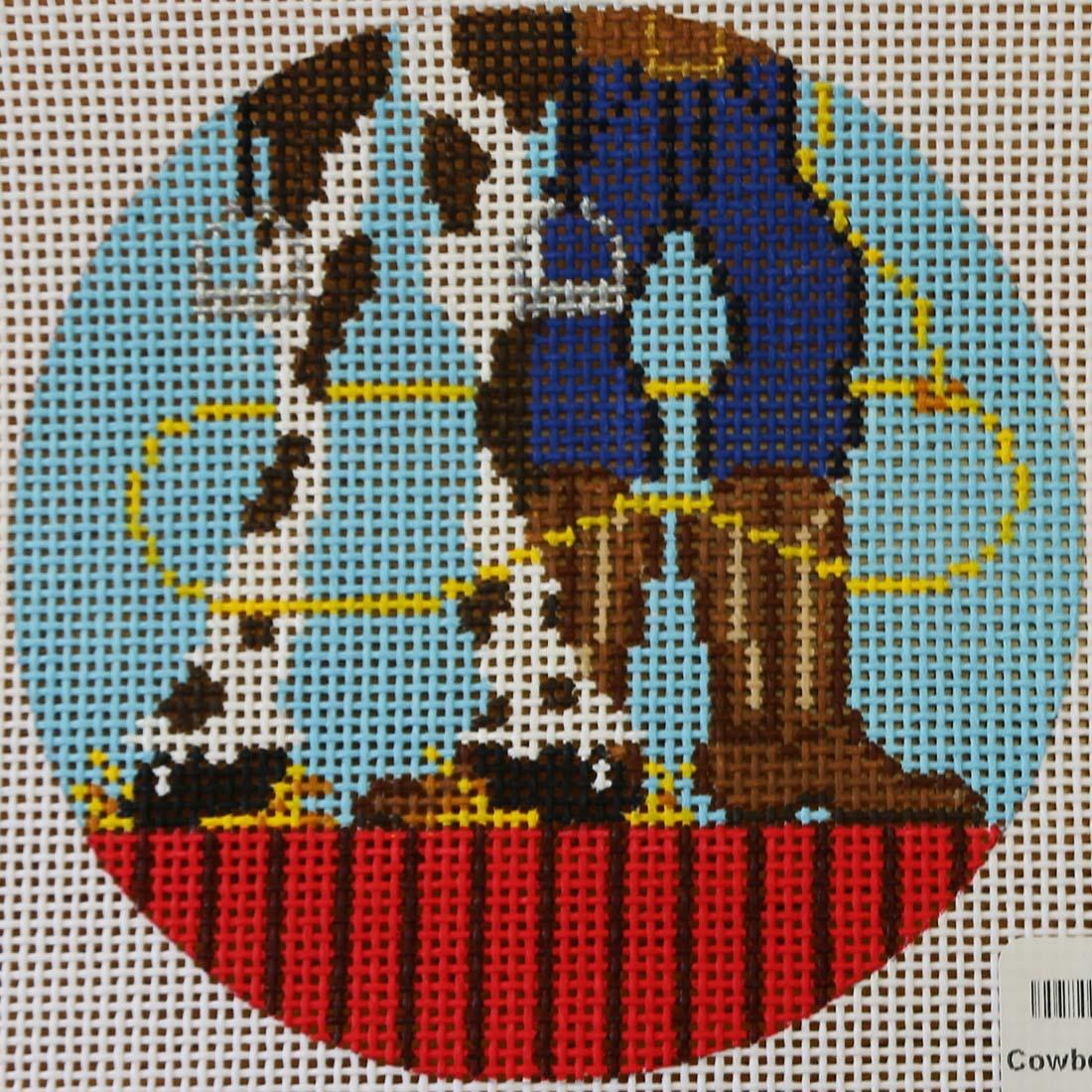 Cowboy Feet Round