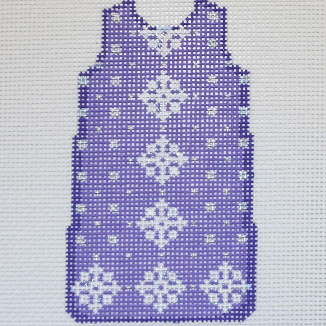 Purple Snowflakes Mini Shift