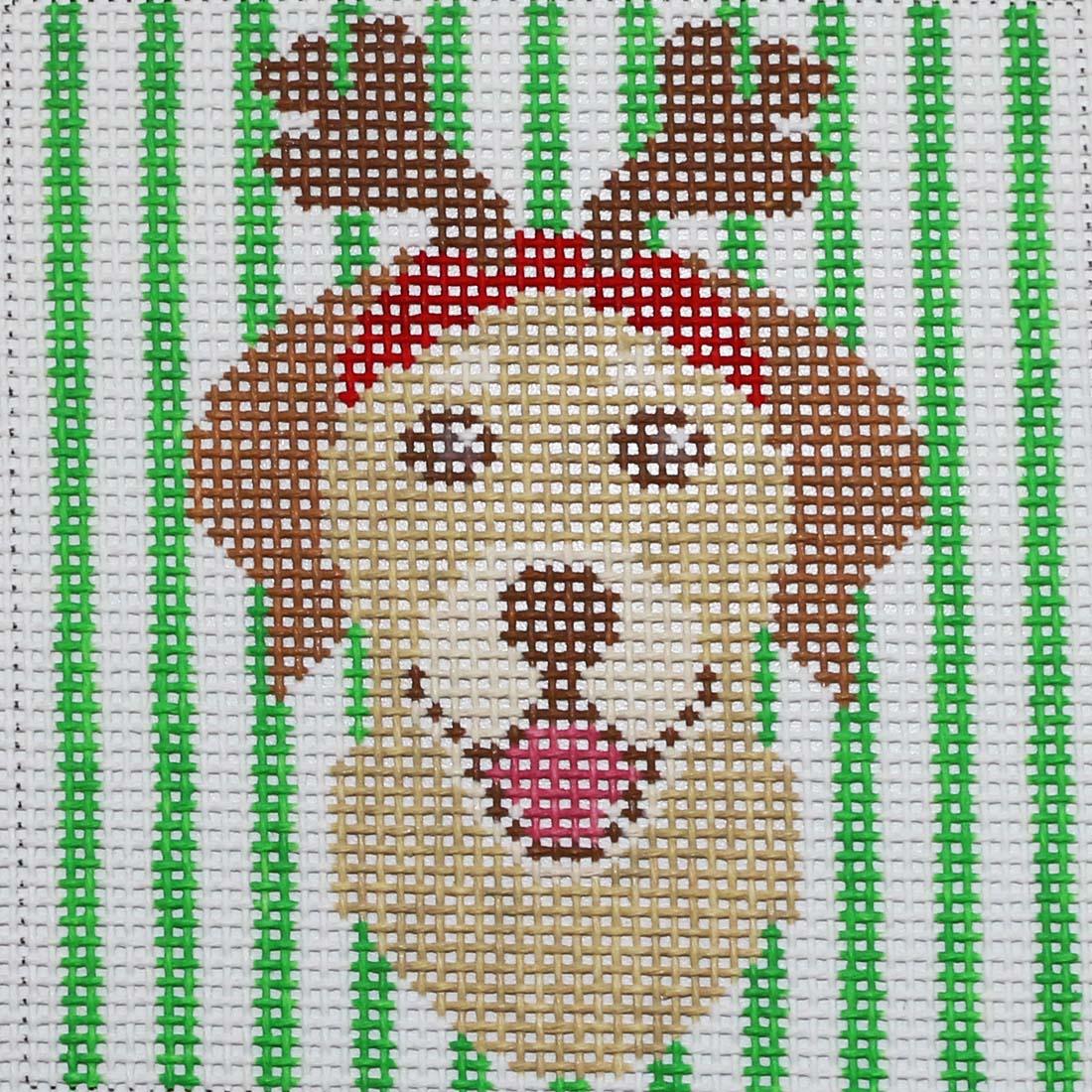 Golden Retriever w/ Antlers