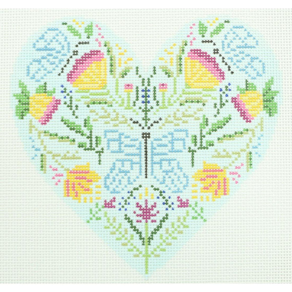Butterfly/Floral Heart