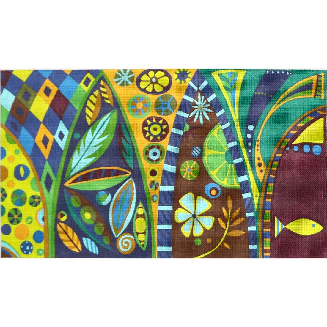 Blue Bird Bag Square