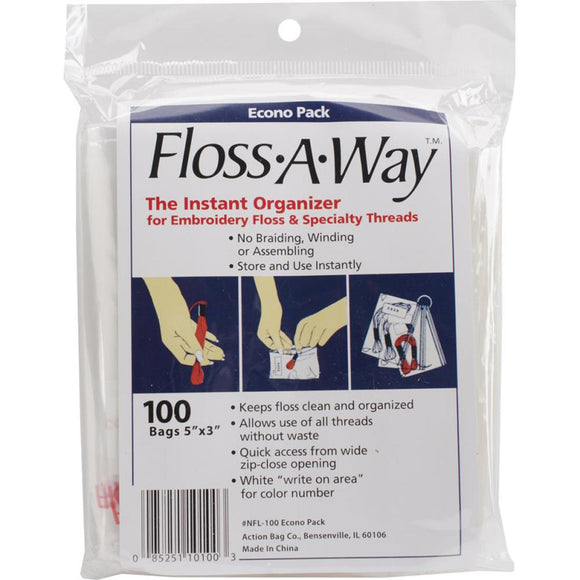 Floss A Way Bags 100 count