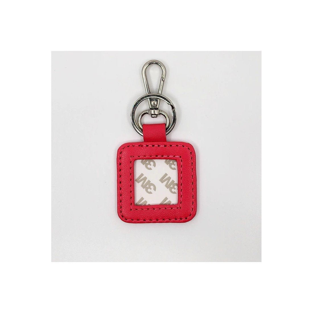 Leather Key Fob - Hot Pink