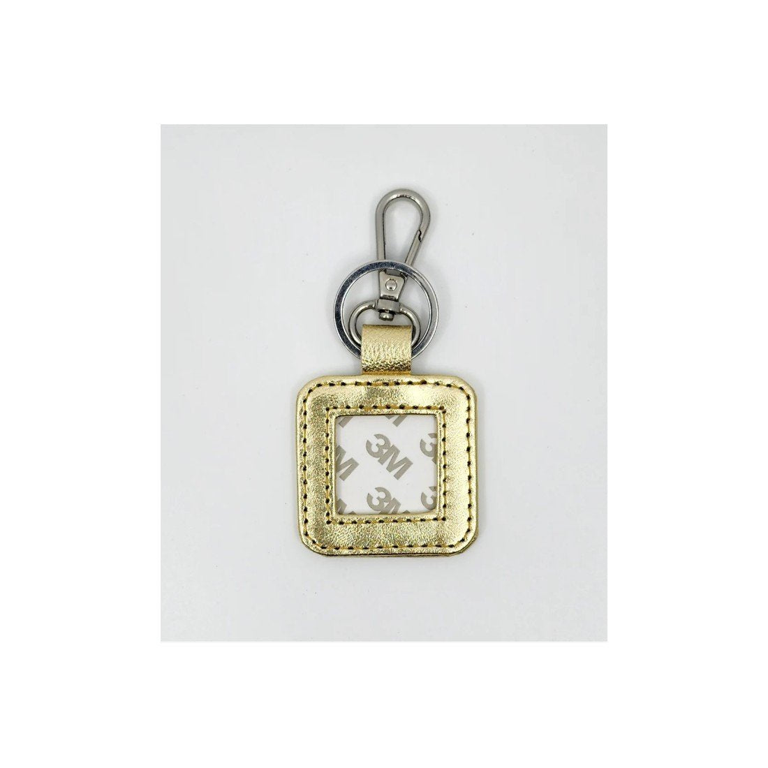 Leather Key Fob - Metallic