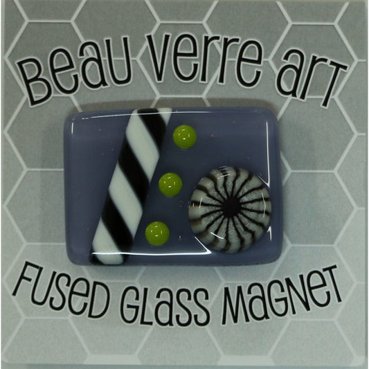 Stripes and Circles on Purple Magnet