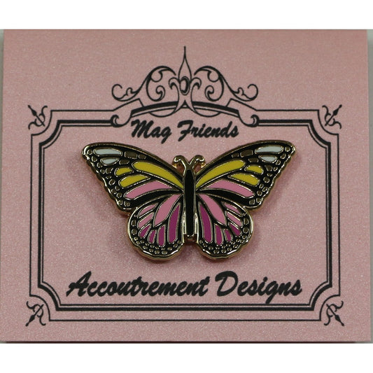 Pink/Yellow Butterfly Magnet