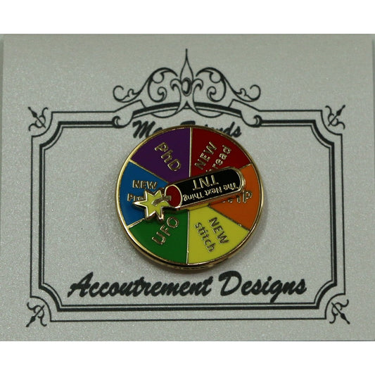 Needlepoint Spinner Magnet