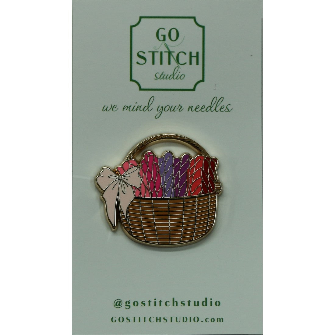 Needlepoint Basket Needle Minder