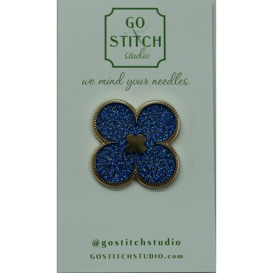 Lapis Glitter Clover Needle Minder