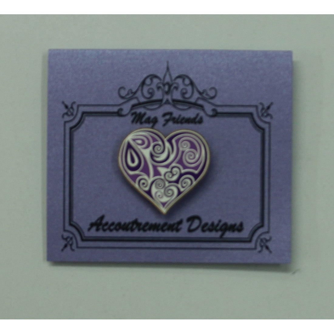 Purple Swirl Heart