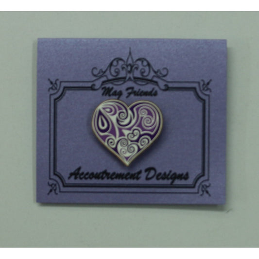 Purple Swirl Heart