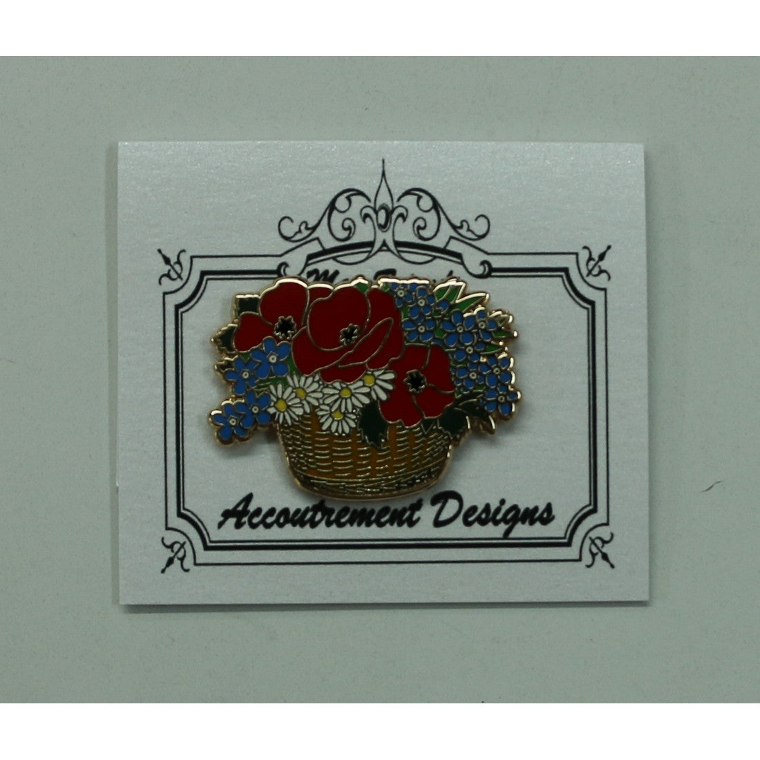 Patriotic Flowers in Basket