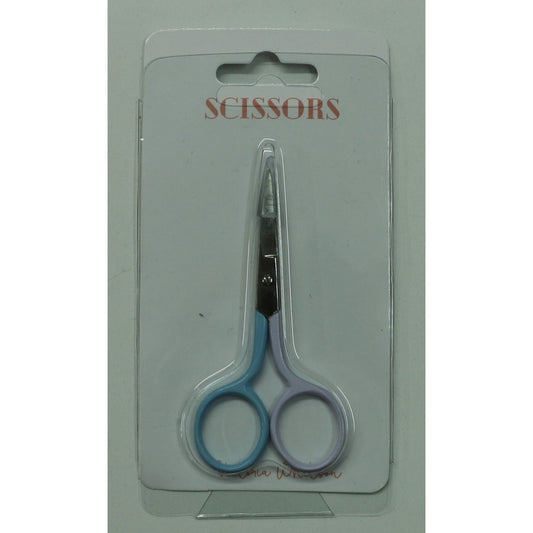 Striped Scissors, Blue & White