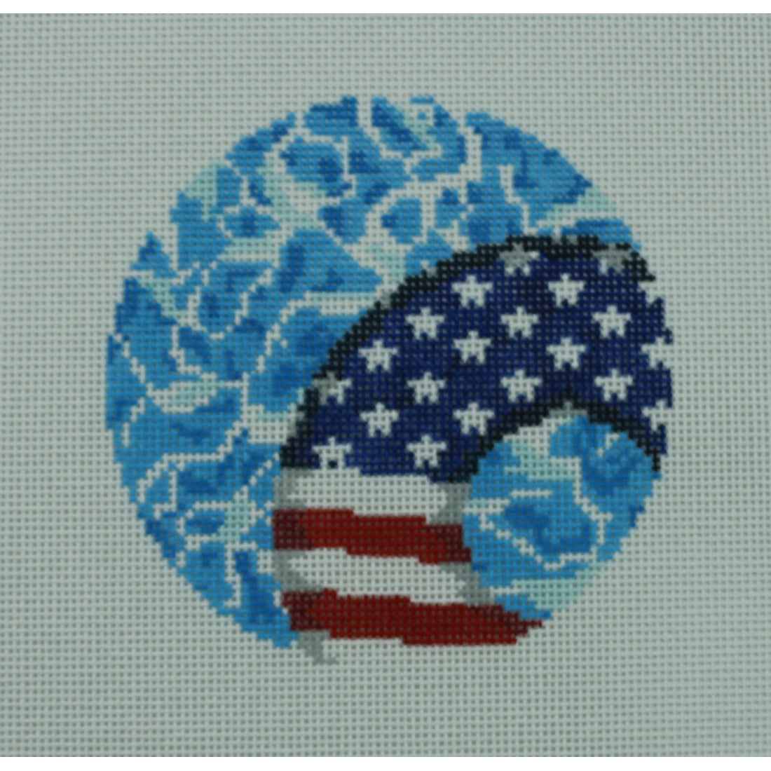 American Flag Pool Float