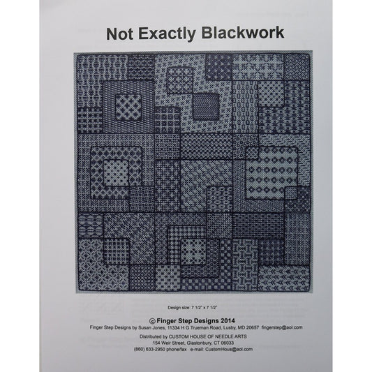 Not Exactly Blackwork
