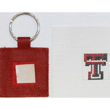 Texas Tech Keychain Red Small Square