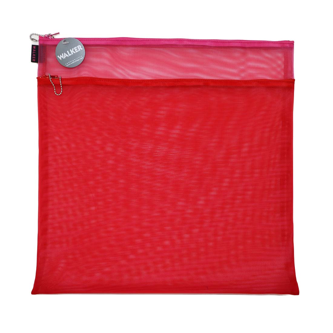 Double Zip Case 14x14 Red/Fuchsia