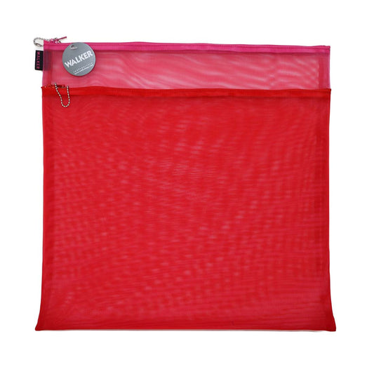Double Zip Case 14x14 Red/Fuchsia