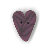 Small Plum Velvet Heart 3337.S