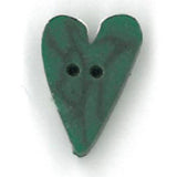 Small Green Velvet Heart 3339.S