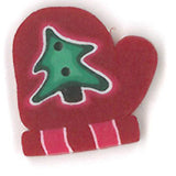 Small Red Mitten w/ Tree 4423.S