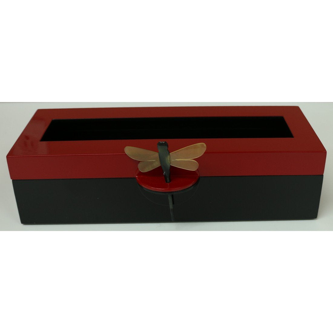 Rectangular Box with Dragonfly Pin