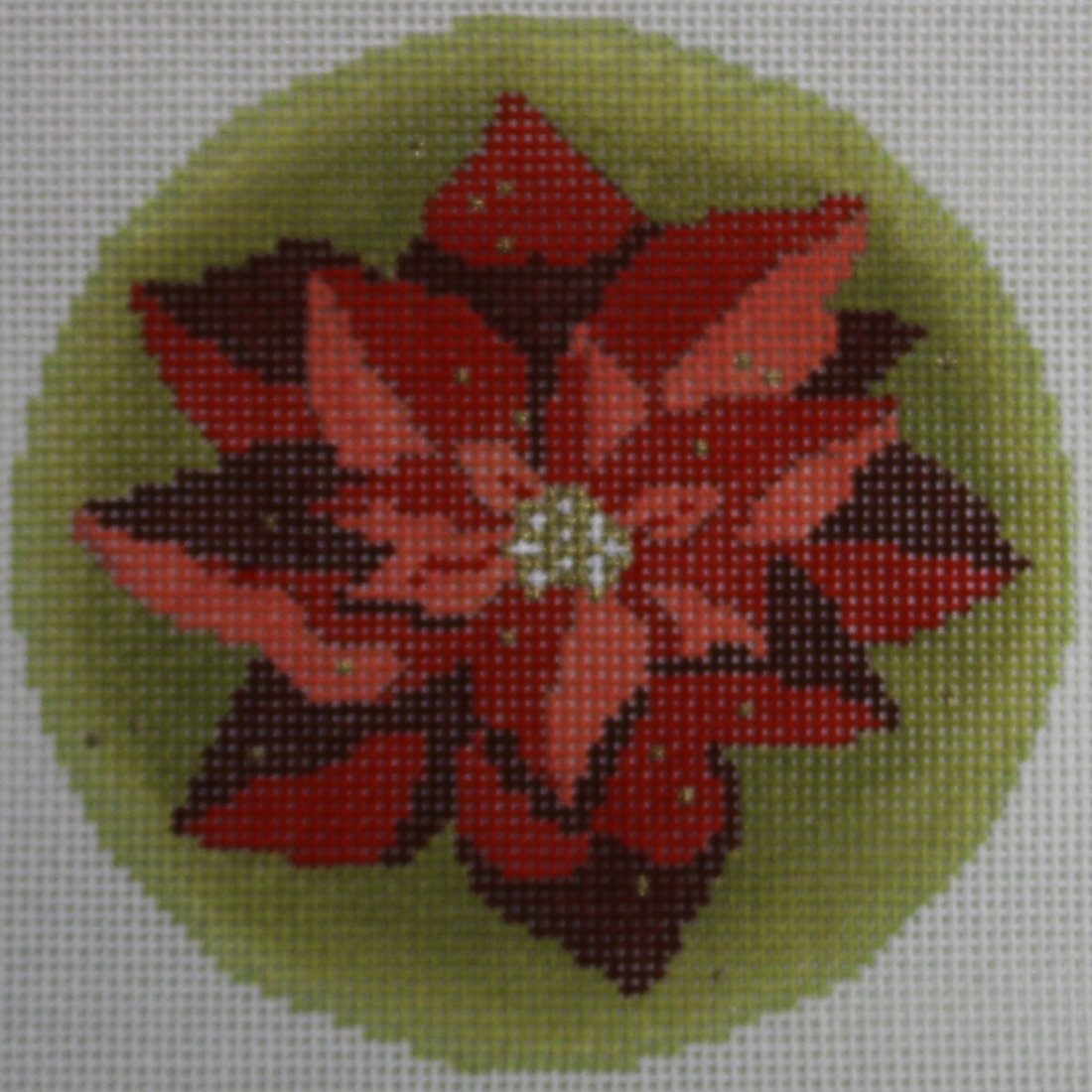 Poinsettia Round