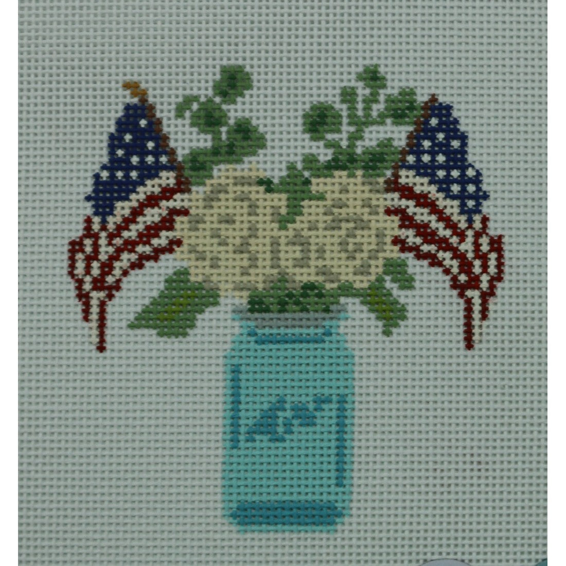 USA Flag Jar