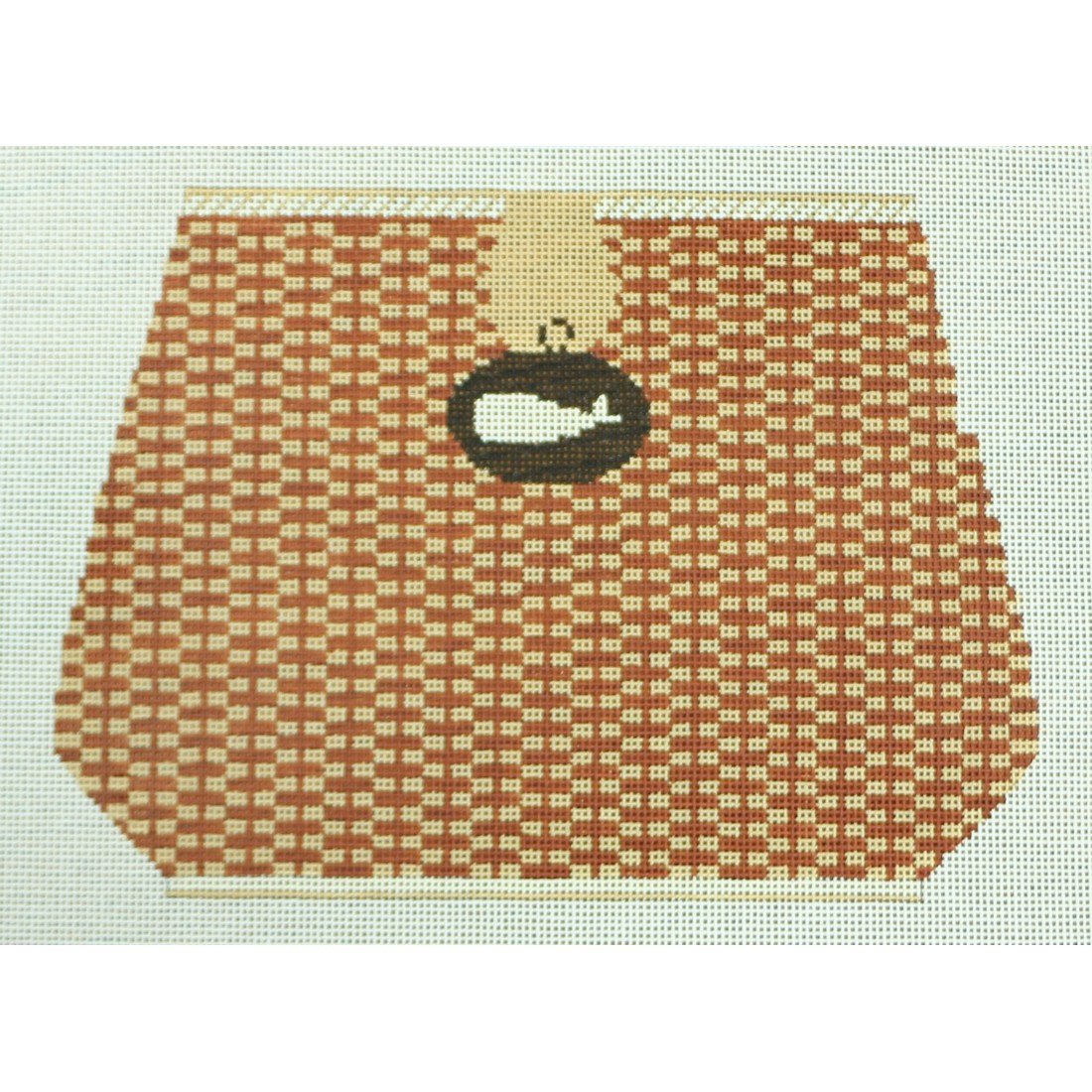 Large Basket with Whale