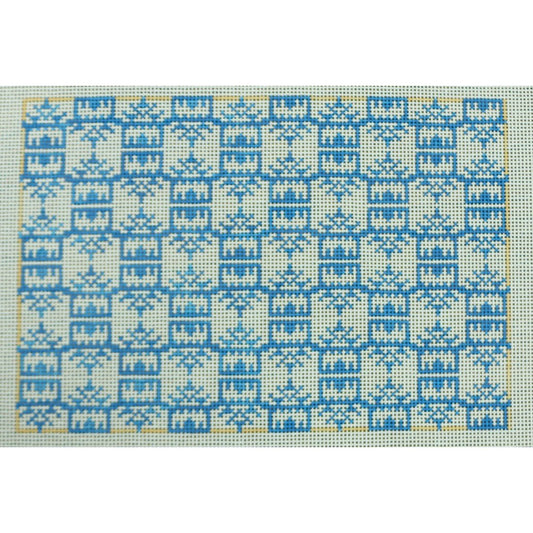 French Blue Pagoda Clutch