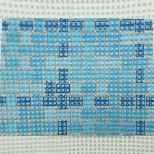 Ribbon Clutch, Denim