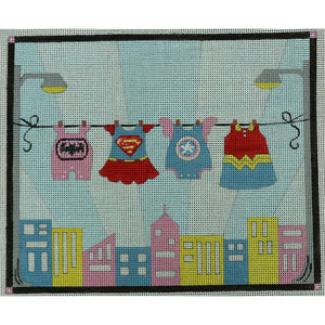 Girls Superhero Clothesline